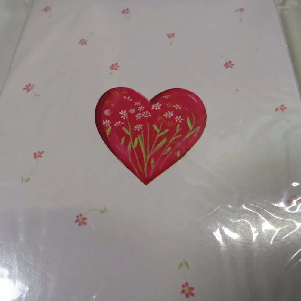 Heart Cards (4 new packages with 8 cards/envelopes each) and sticky notes